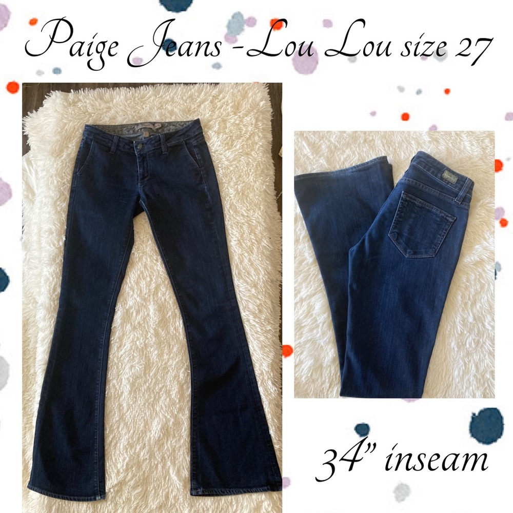 PAIGE Jeans, Lou Lou trouser, size 27 (34”Inseam)